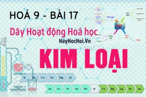 Dãy hoạt động hoá học của kim loại, ý nghĩa, cách nhớ và bài tập - hoá 9 bài 17